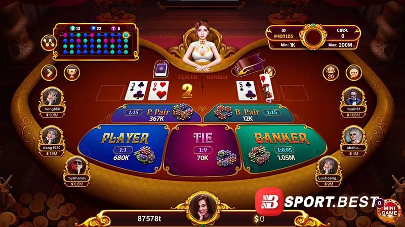 Thông tin về game bài Baccarat